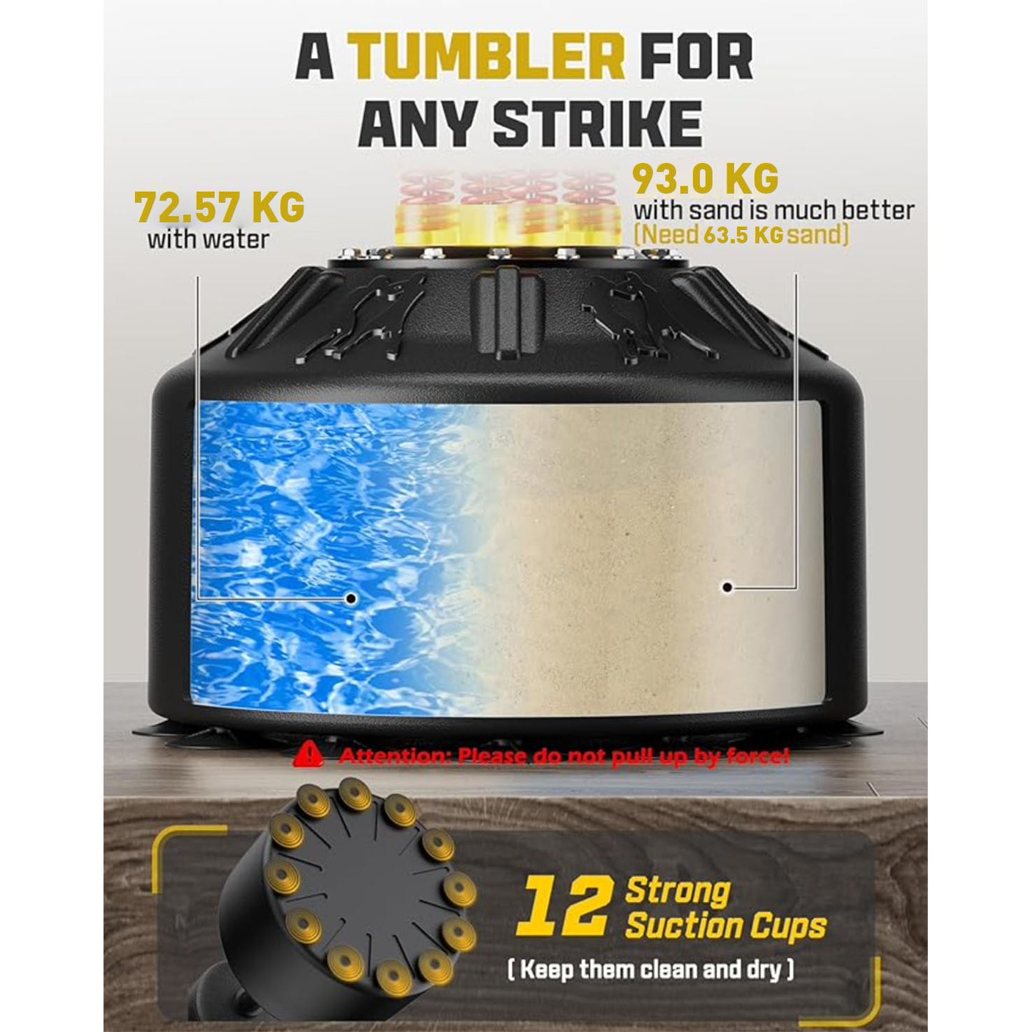 FITVEN | Standing Punching Bag