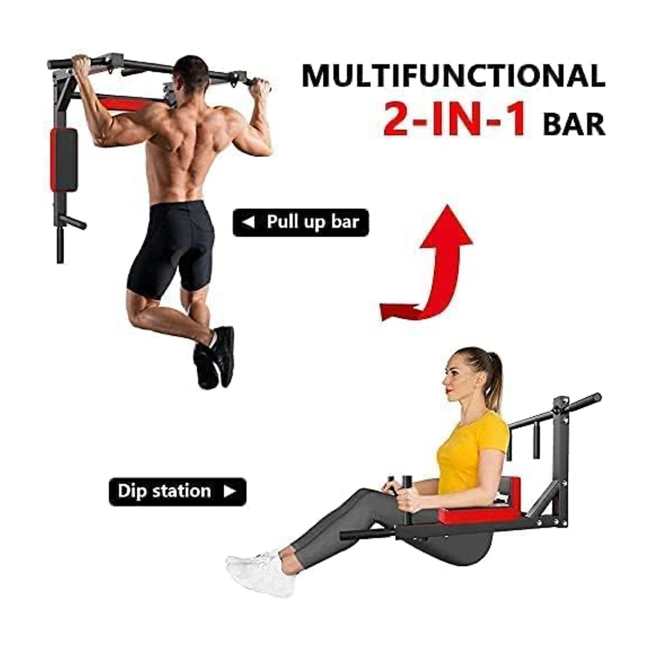 Wall Mounted Pull Up Bar