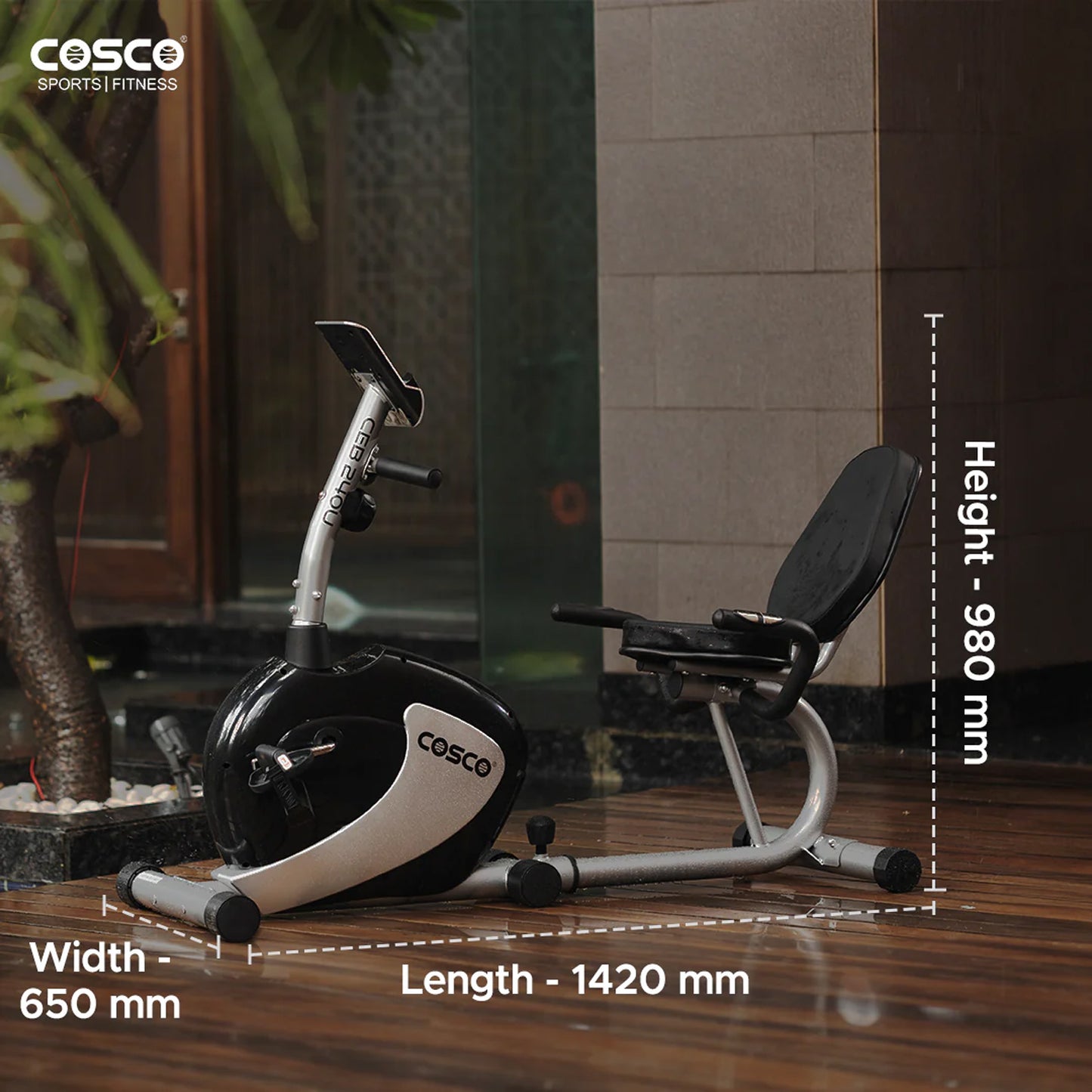 CEB-240R Recumbent Bike With 4kg Flywheel & Manual Tension