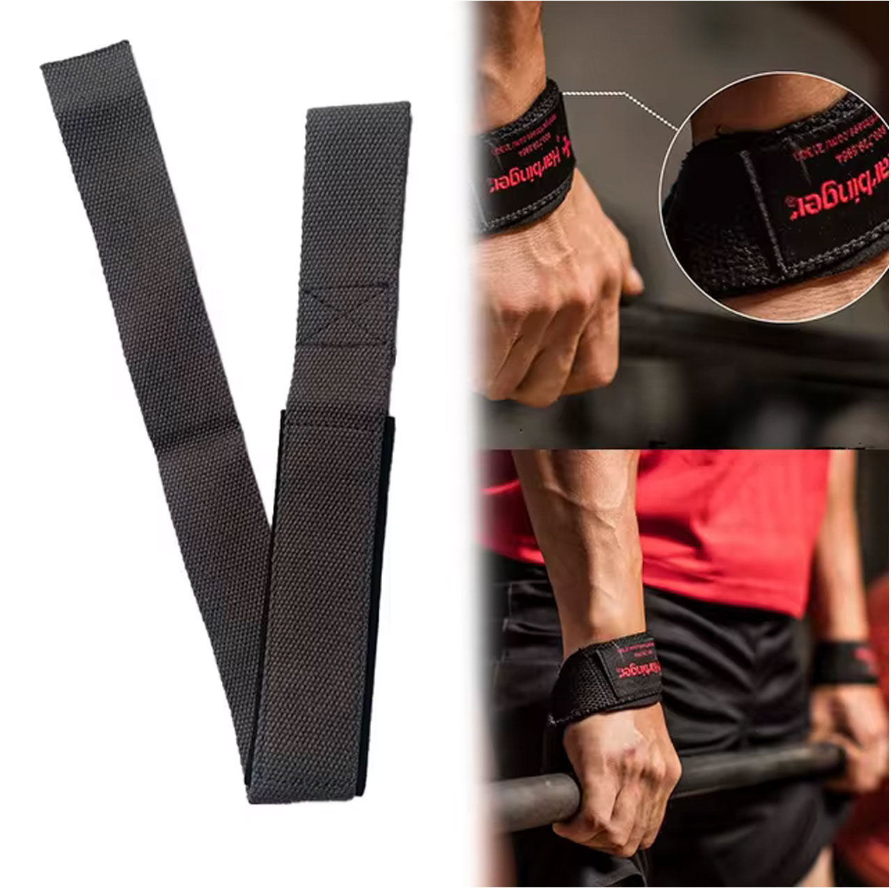 Harbinger | Padded Cotton Lifting Straps
