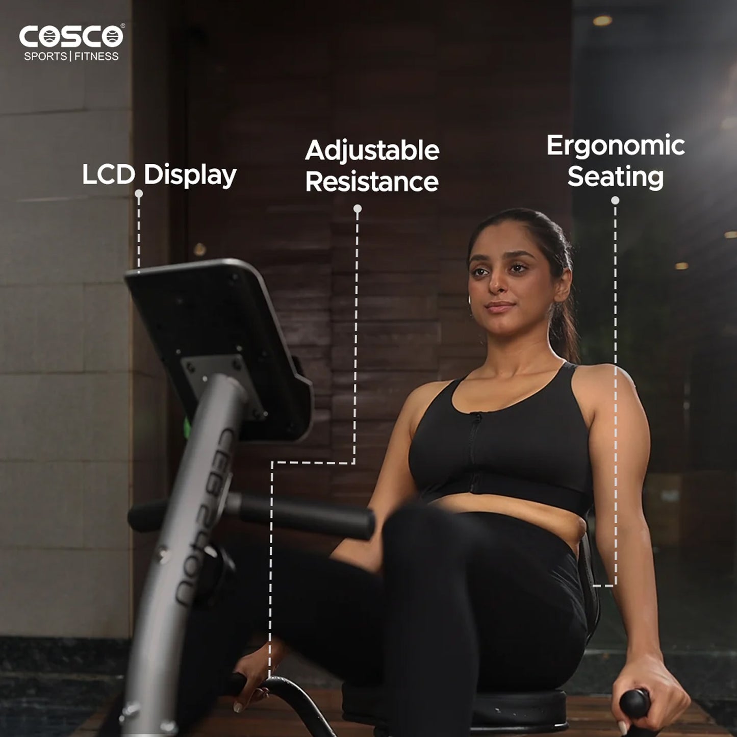 CEB-240R Recumbent Bike With 4kg Flywheel & Manual Tension