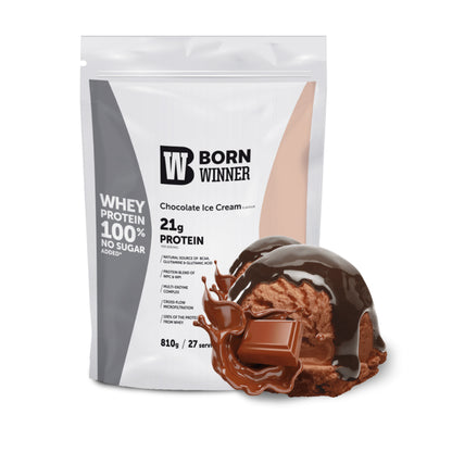 Born Winner Whey Protein Powder – Chocolate Ice Cream 810g