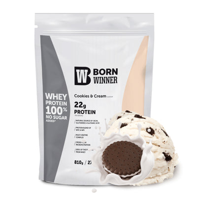 Born Winner Whey protein powder – Cookies and Cream 810g